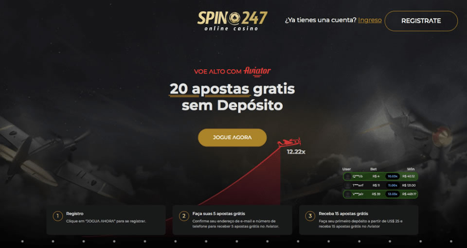 O cassino também oferece outras promoções interessantes como Quarto Ano Luz, Quinto Especial, Bônus de Fim de Semana, Rodadas Grátis e muito mais. Confira a seção Promoções para ver quais eventos em andamento mais lhe interessam.